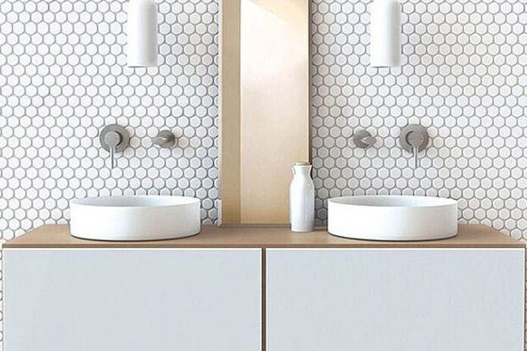 Create depth with our glass penny tile (1)