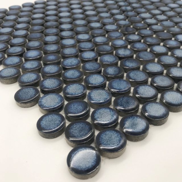 Enhance your walls with glass penny tile (2) Enhance your walls with glass penny tile (2)