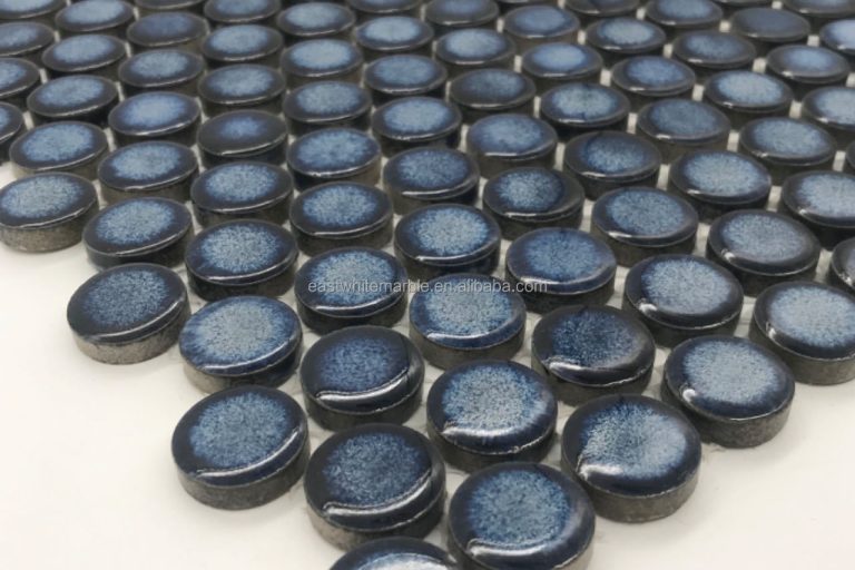 Enhance your walls with glass penny tile (2)