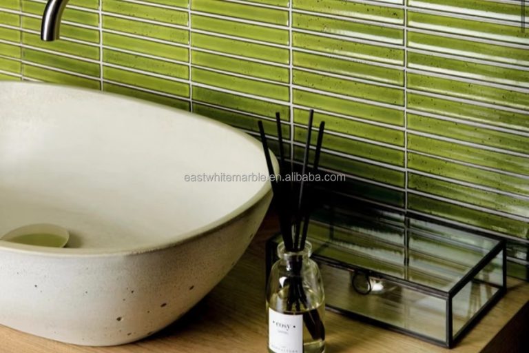 Enhance your walls with glass penny tile (5)