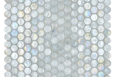 Glass penny tile for a fresh and bright look (1)