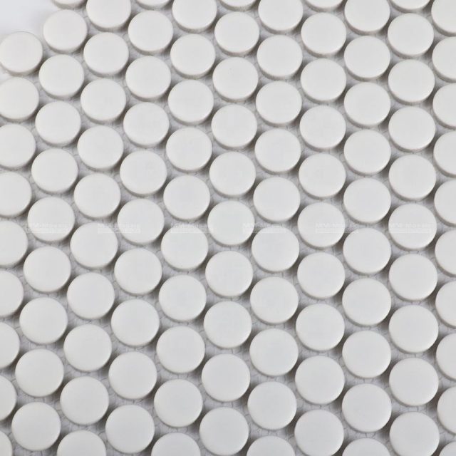 Glass penny tile for a polished finish (2) Glass penny tile for a polished finish (2)