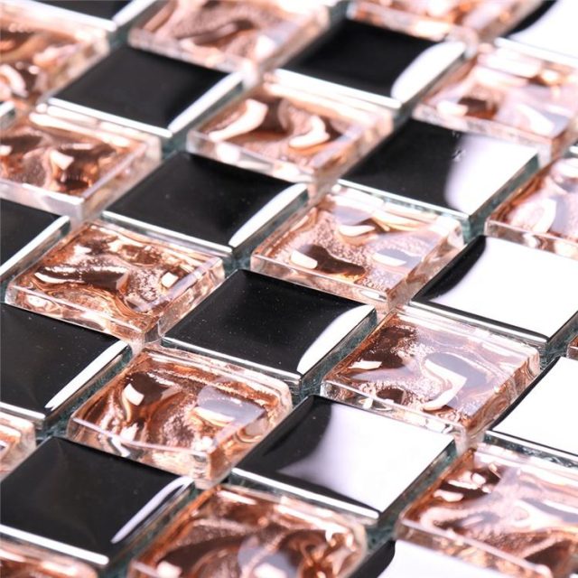 Heat-resistant glass mirror tiles for fireplaces (4) Heat-resistant glass mirror tiles for fireplaces (4)