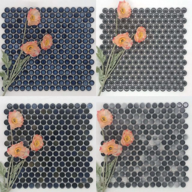 Luxurious glass penny tile for upscale homes (5) Luxurious glass penny tile for upscale homes (5)